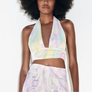 Zara Halter Top. Never Worn. Size Medium.